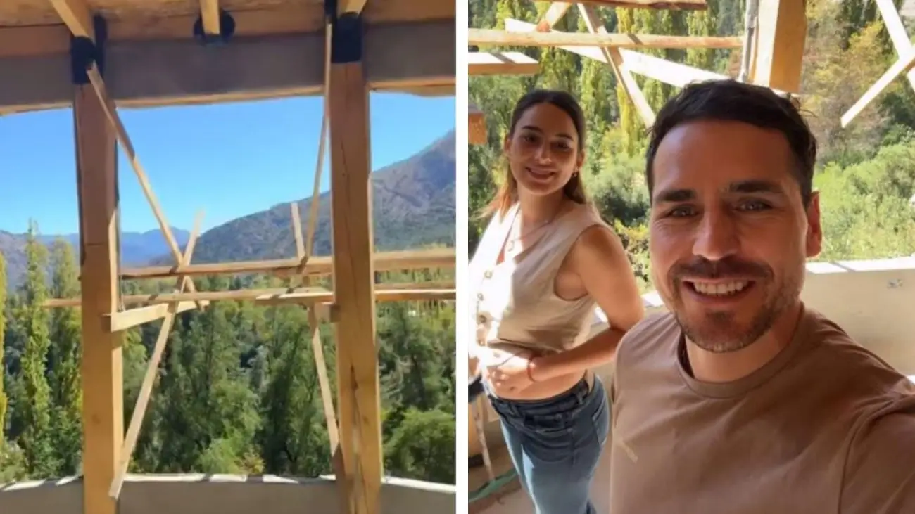 Pangal Andrade remodela su hogar en Cajón del Maipo para su bebé Pangal Andrade remodela su hogar en Cajón del Maipo para su bebé