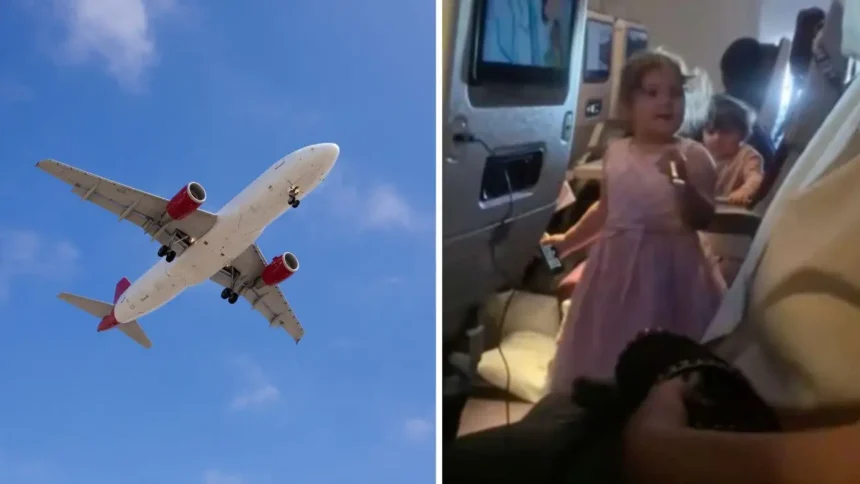 Niña apuñala a pasajera en vuelo de Qatar Airlines: Impactante video viral