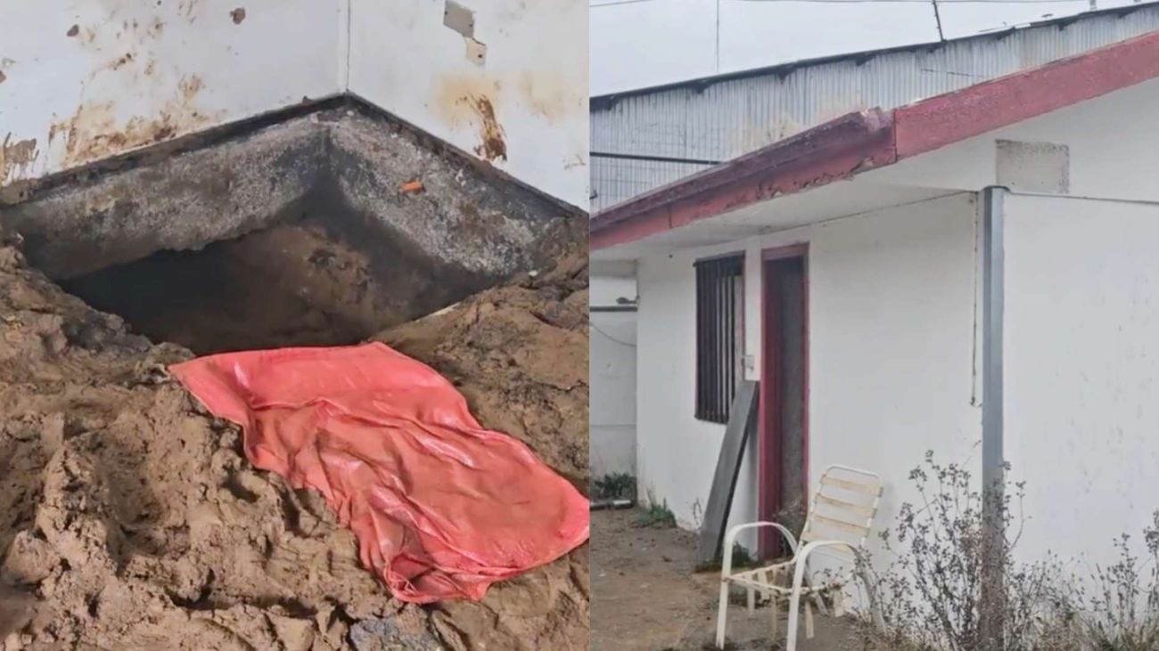 Hallazgo de túnel en ex motel de Concepción apunta a millonario robo Hallazgo de túnel en ex motel de Concepción apunta a millonario robo