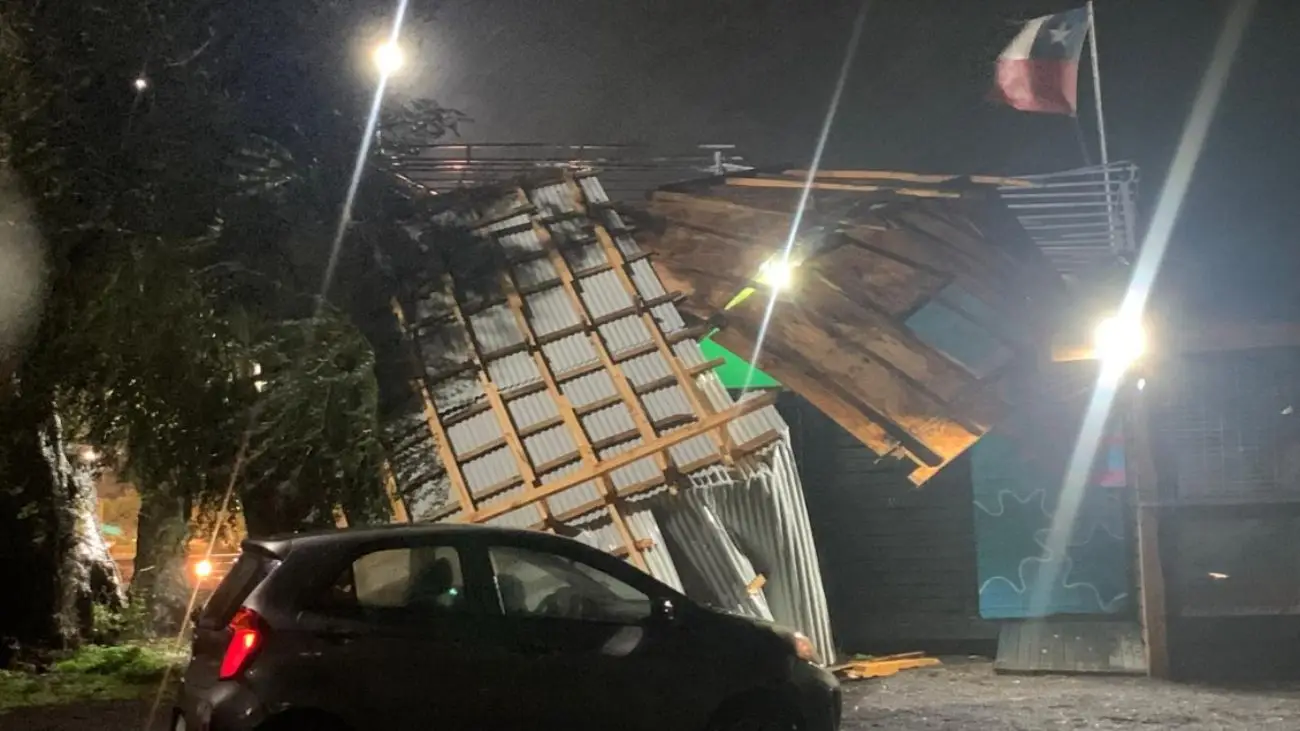 Fuertes vientos y cortes de electricidad en la zona sur del país Fuertes vientos y cortes de electricidad en la zona sur del país