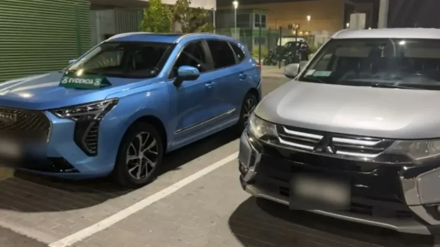 Recuperación de vehículos robados y detención de sospechoso en Cerro Navia