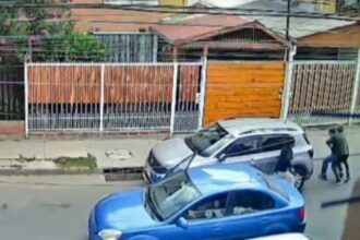 Violento portonazo en Quilicura: delincuentes atacan a familia y mascota