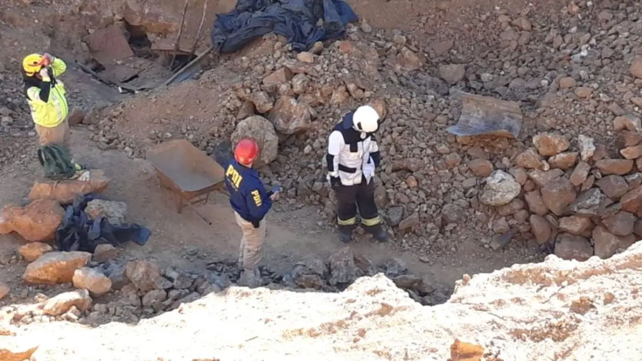 Desprendimiento en mina de Illapel: trabajador fallece atrapado por rocas