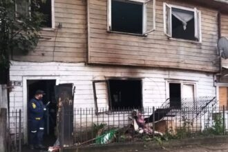 Trágico incendio en Osorno: Mujer de 77 años fallece tras incendiar su vivienda