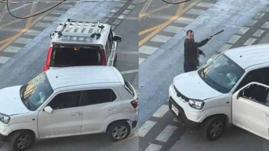 Brutal pelea entre conductores en Providencia se vuelve viral en redes