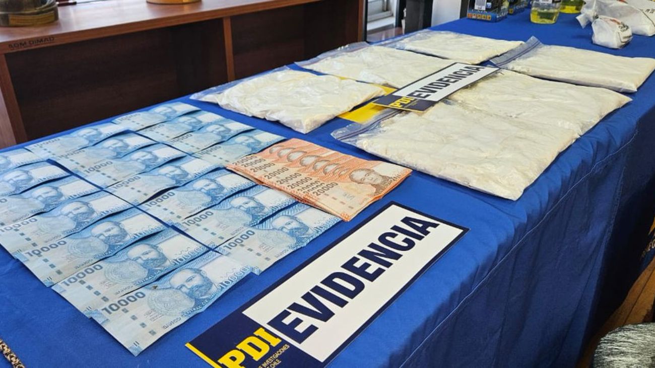 Desarticulan organización criminal en Concepción con más de 470 mil dosis incautadas Desarticulan organización criminal en Concepción con más de 470 mil dosis incautadas