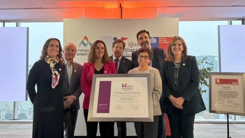 Antofagasta Minerals recibe el Sello Iguala Conciliación del SernamEG por su apoyo a la inclusión de género