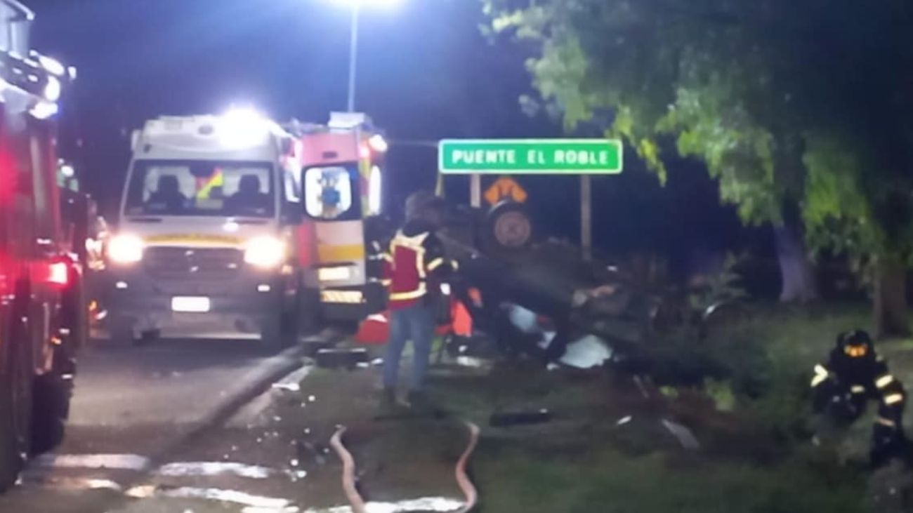 Trágico accidente en ruta N-48: conductor fallece en volcamiento