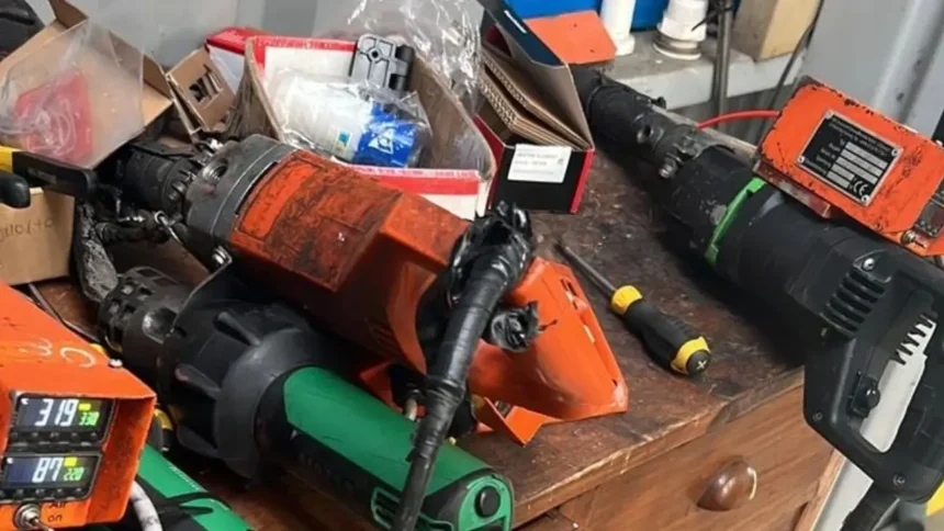 Robo de motores y máquinas de soldar en empresa chilena