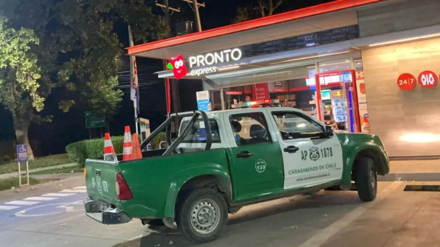 Asaltan servicentro en Olmué dejando a trabajadora herida en la cabeza