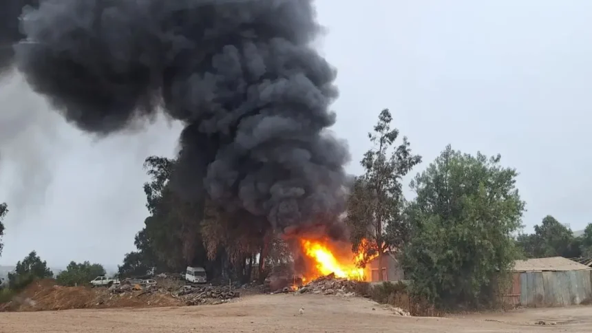 Trágico incendio en El Trapiche de Illapel: una persona fallecida