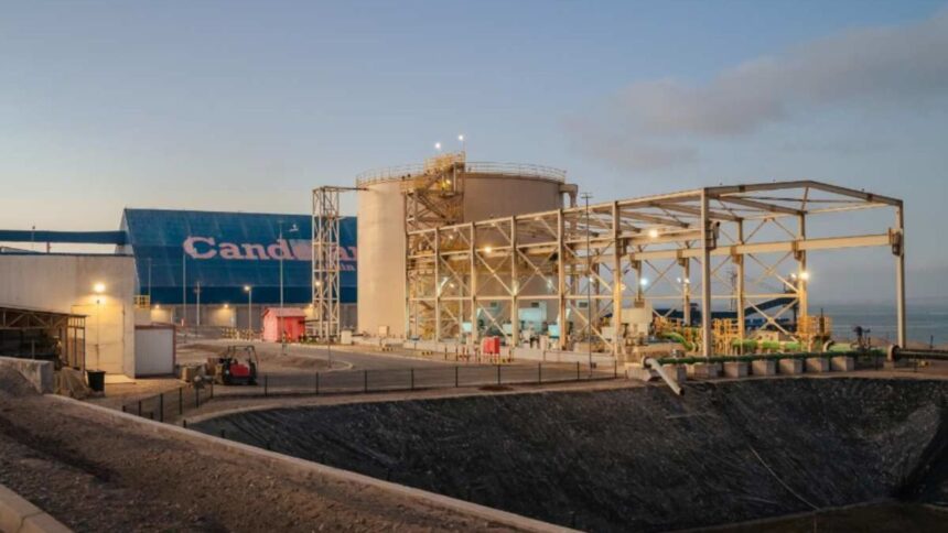 Planta desalinizadora de Minera Candelaria celebra 12 años de operación continua, abasteciendo de agua para la producción de cobre