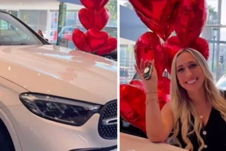 Nano Calderón regala a Rebeca Naranjo un Mercedes Benz rosa personalizado