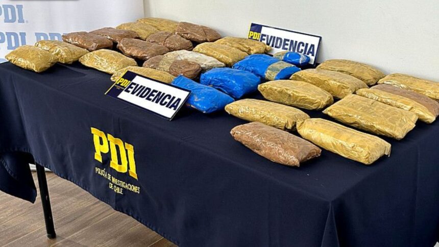 Extranjeros en prisión por trasladar 400 millones en pasta base