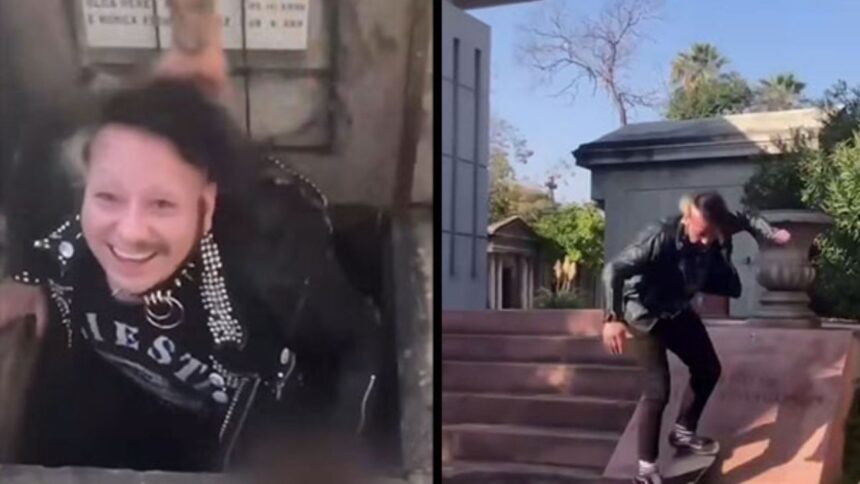 Identifican a profanador de tumbas en Cementerio General: Diego Soto Montero