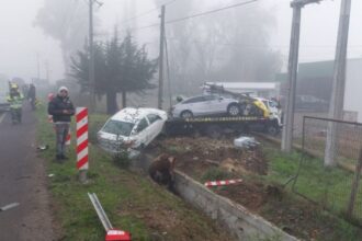 Grave accidente múltiple en Ruta 5 Sur: Tres heridos en Linares