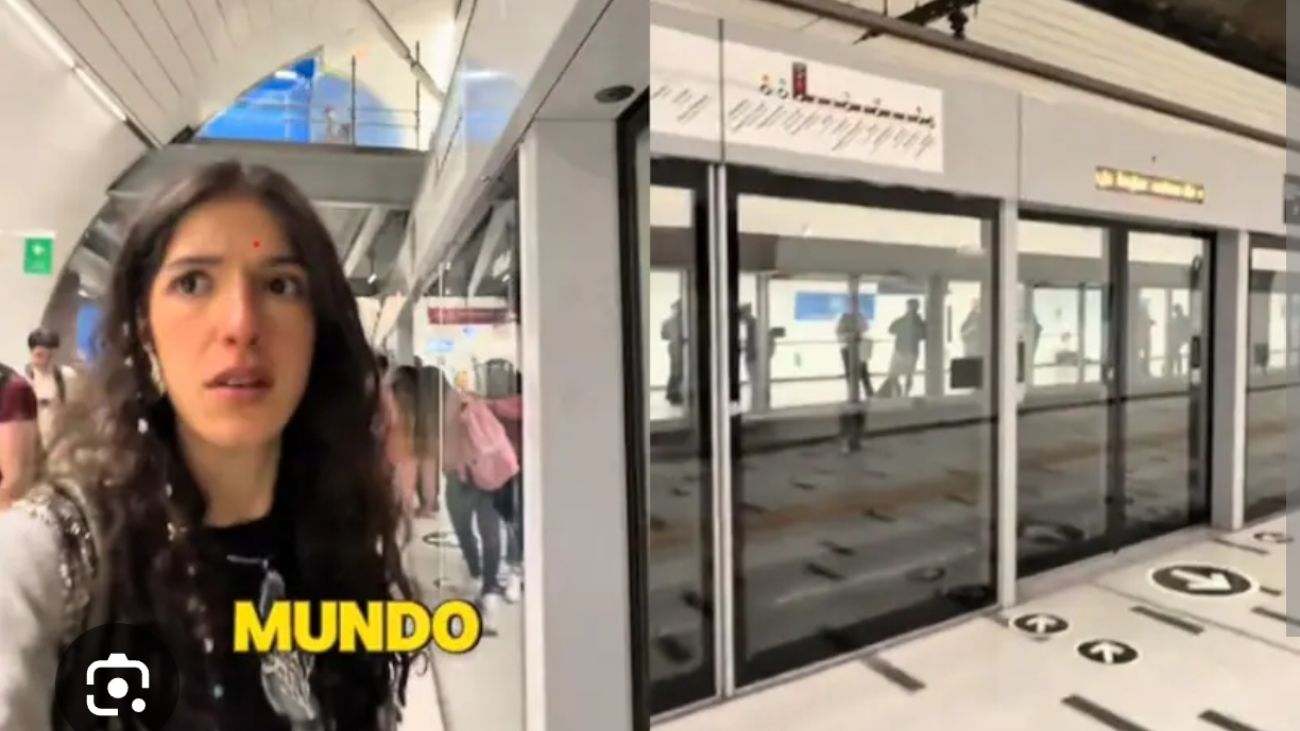 La modernidad del Metro de Santiago impresiona a turistas extranjeros La modernidad del Metro de Santiago impresiona a turistas extranjeros