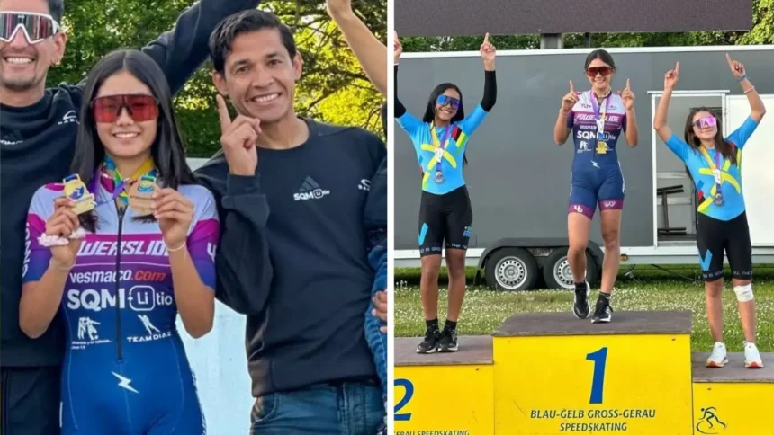 Aylén Fernández: La joven promesa del patín carrera que brilla en Alemania