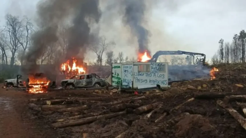 Atentado incendiario en Mulchén genera preocupación en autoridades del Bío Bío