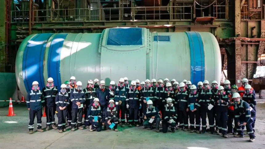 Codelco da la bienvenida al Horno Cilíndrico Rotatorio de China: una inversión de US$35 millones para el futuro de Ventanas