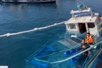 Lancha fletera se hunde en Valparaíso sin consecuencias para tripulación