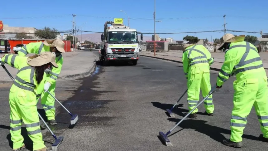 Codelco Operaciones Norte reduce 500 toneladas de material particulado en Calama