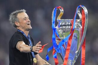 Emotivo homenaje del PSG a Luis Enrique en la UEFA Champions League