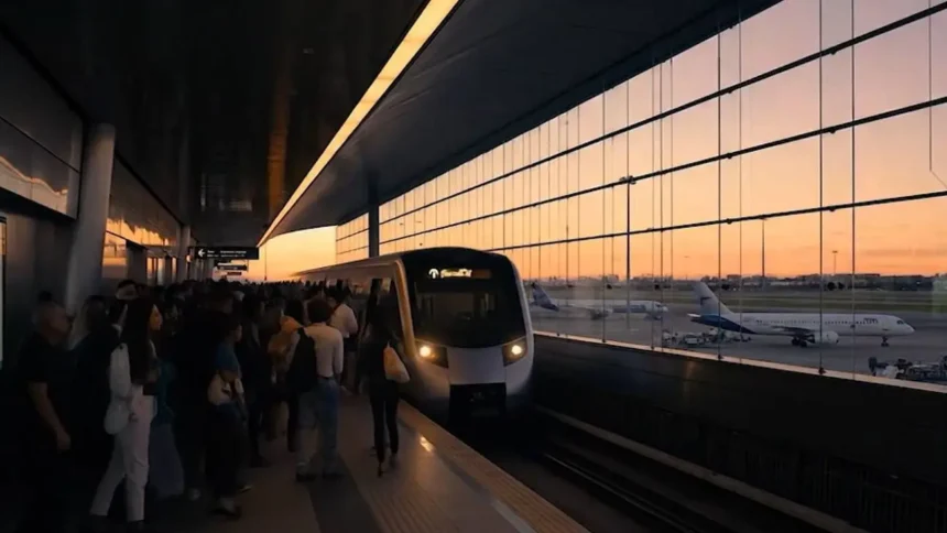 Presidente Gabriel Boric anuncia nueva Línea A de Metro a aeropuerto