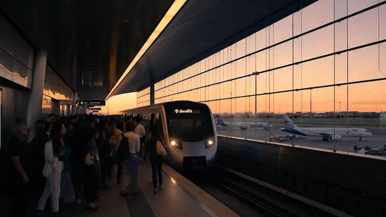 Presidente Gabriel Boric anuncia nueva Línea A de Metro a aeropuerto