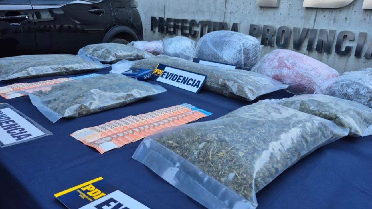 Desarticulan red de tráfico de drogas en Valparaíso: 5 detenidos en operativo