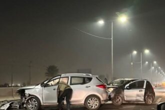 Choque múltiple en Acceso Sur deja una persona herida grave