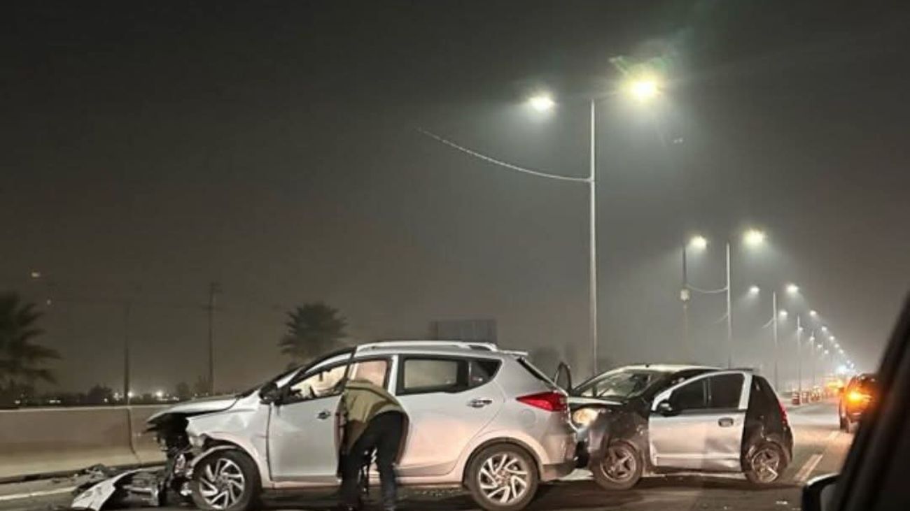 Choque múltiple en Acceso Sur deja una persona herida grave
