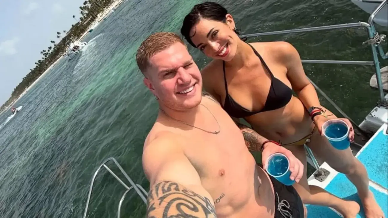 Paula Bolatti y Felipe Thompson confirman su romance en Punta Cana Paula Bolatti y Felipe Thompson confirman su romance en Punta Cana