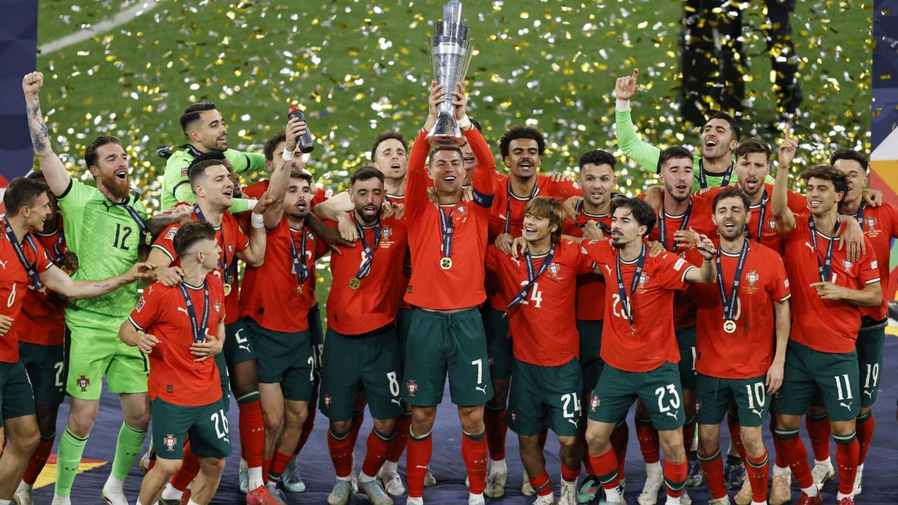 Portugal vence a España en final de la Liga de Naciones