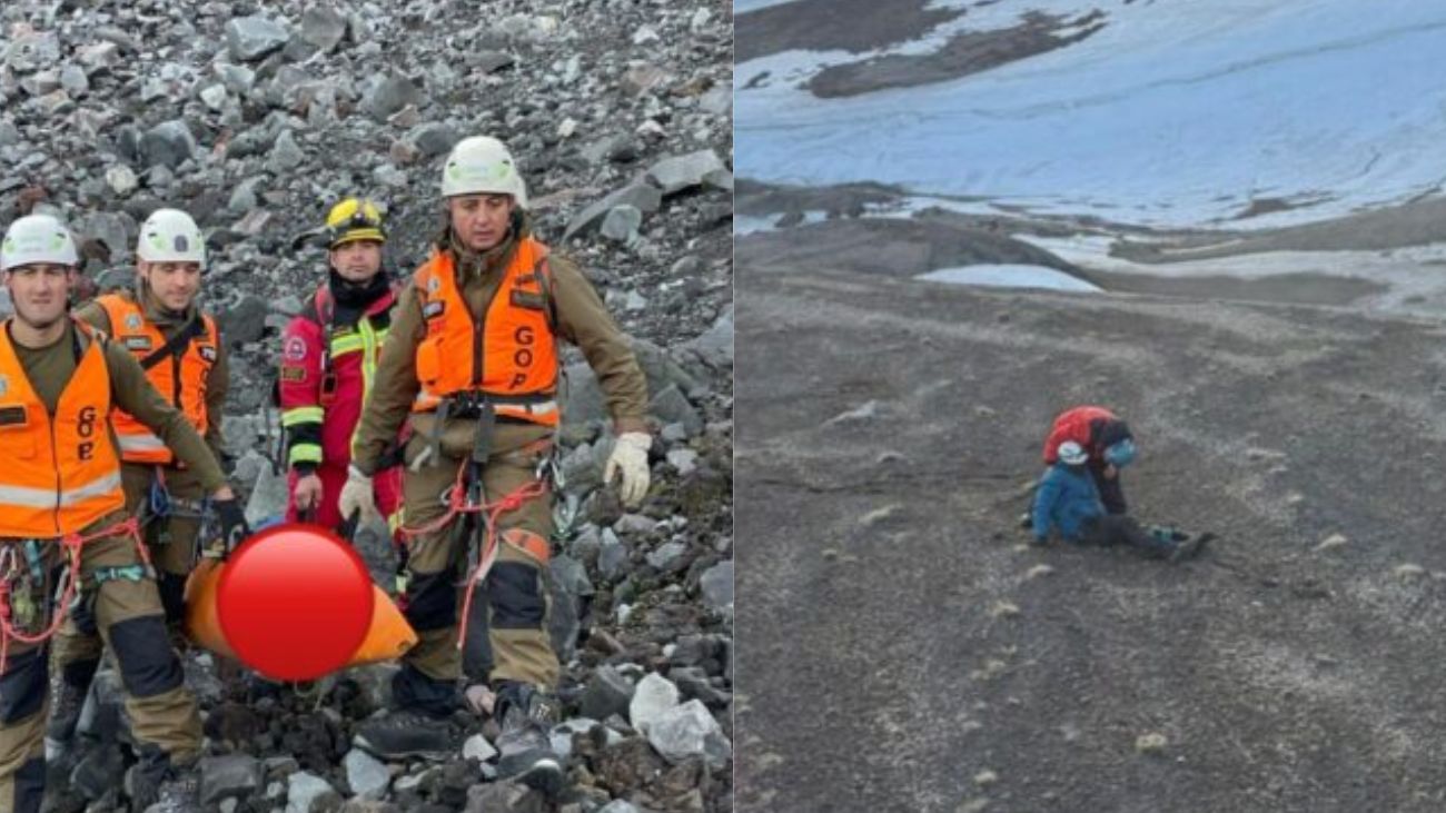 Rescatan a excursionista herido en volcán Puyehue: operativo de Carabineros Rescatan a excursionista herido en volcán Puyehue: operativo de Carabineros