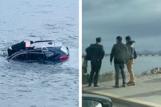 Vehículo cae al río Biobío: conductor rescatado tras accidente en Concepción