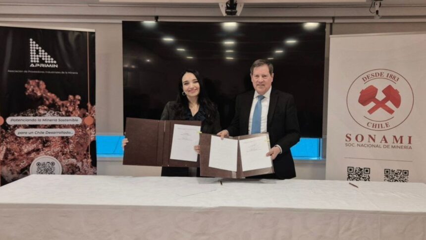 Sonami y Aprimin firman convenio para mejorar seguridad en pequeña minería