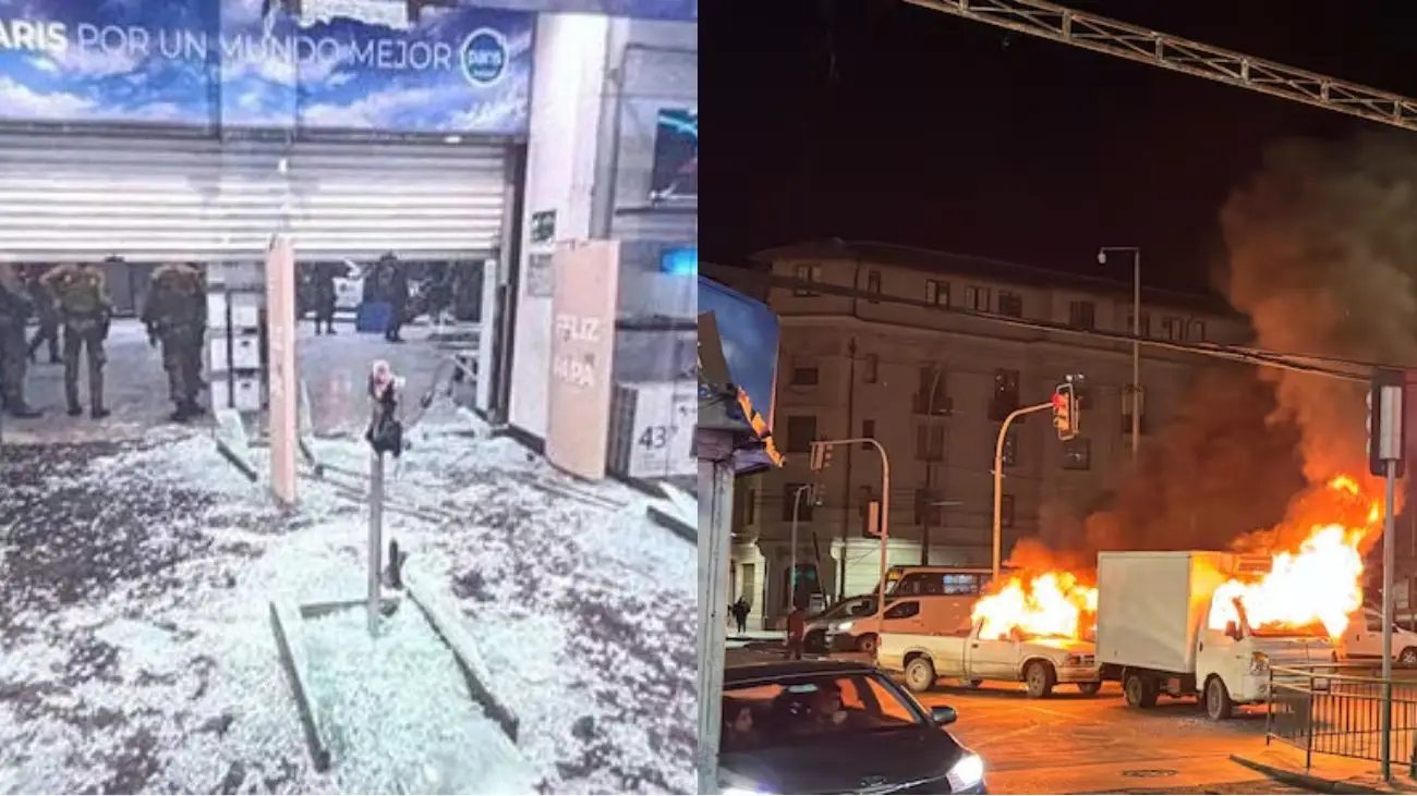 Violento robo en tienda París de Valparaíso: tres detenidos, uno menor de edad Violento robo en tienda París de Valparaíso: tres detenidos, uno menor de edad