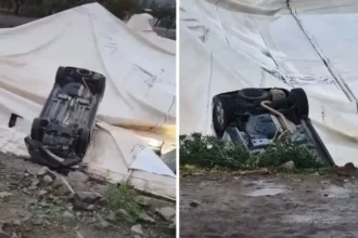 Auto cae sobre domo de la Universidad de Los Andes sin heridos