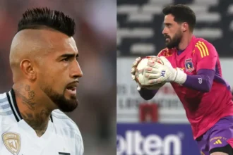 Arturo Vidal confronta a Fernando de Paul en medio de partido