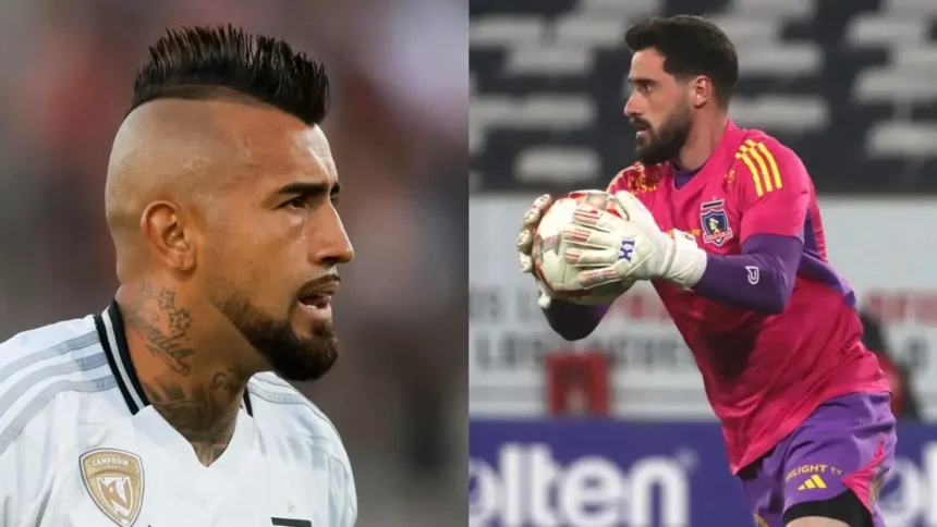 Arturo Vidal confronta a Fernando de Paul en medio de partido