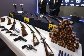 Operativo policial incauta 25 armas de fuego en Conchalí