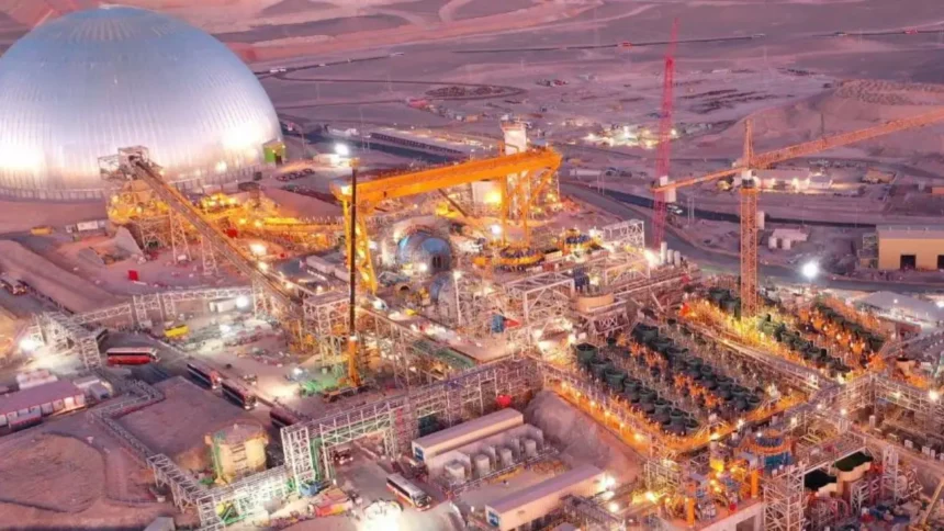 Producción de cobre de Spence aumenta un 10% en el primer trimestre de 2025