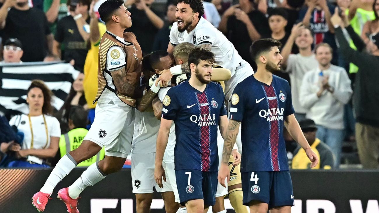 Botafogo sorprende a PSG: líder en Mundial de Clubes 2025 Botafogo sorprende a PSG: líder en Mundial de Clubes 2025