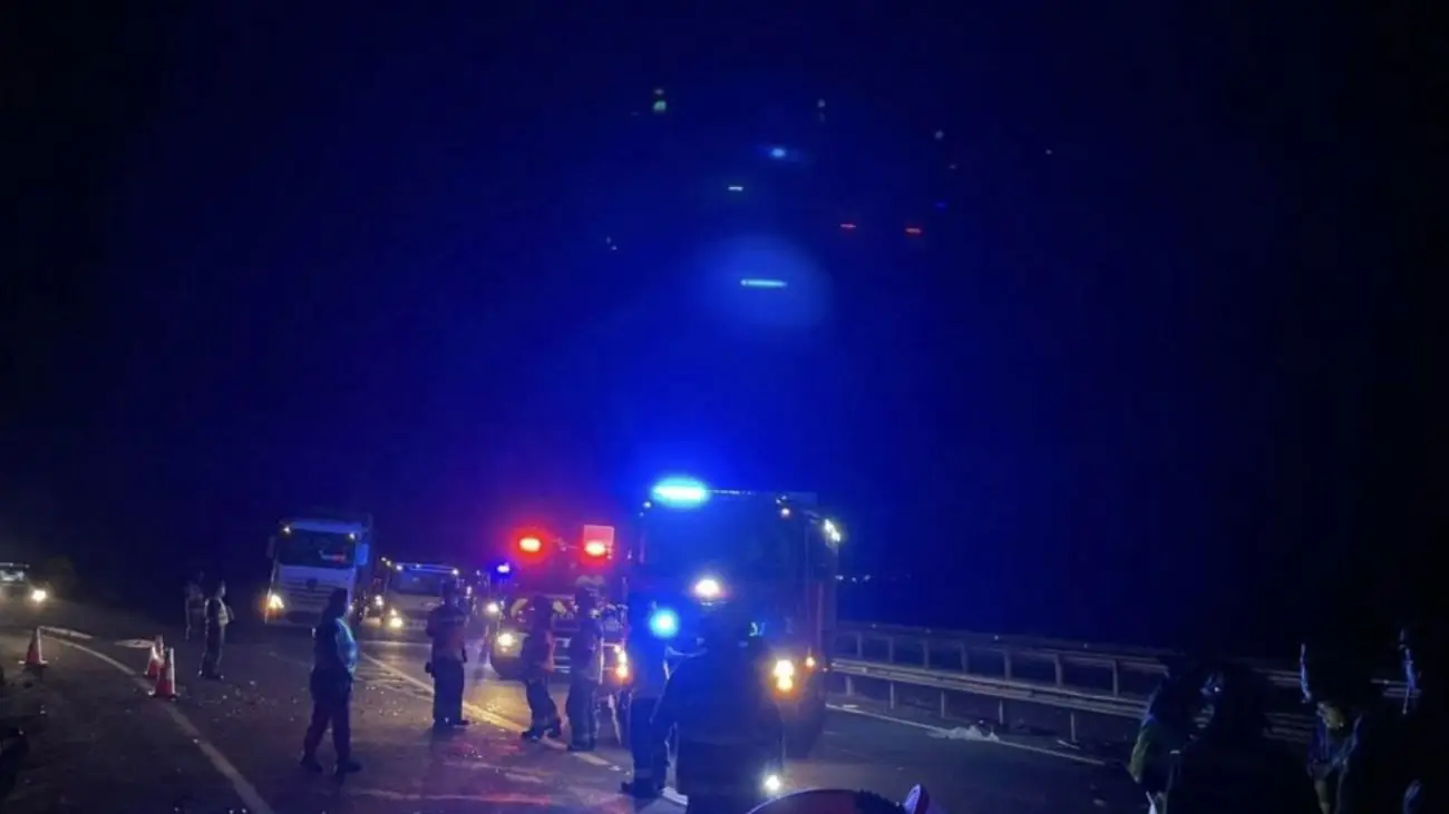 Fatal accidente en Ruta 5 Norte deja cuatro personas fallecidas
