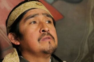 Manifestación de apoyo a lonco detenido por atentado incendiario en Chile