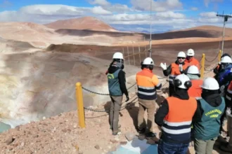Inspección del proyecto "Extensión Vida Útil Faenas La Coipa y Purén" en Atacama con participación de autoridades