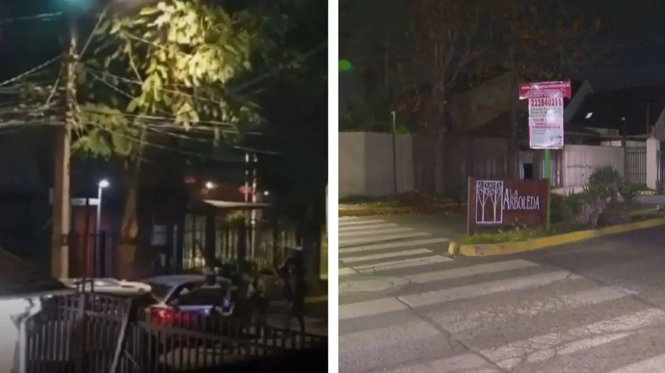 Detienen a adolescente de 14 años por violento portonazo en Peñalolén Detienen a adolescente de 14 años por violento portonazo en Peñalolén