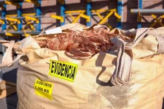 PDI decomisa 7 mil kilos de cable cobre robado a CGE