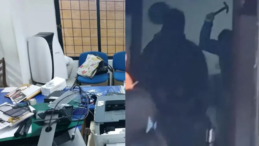 Sujeto haitiano causa destrozos en Registro Civil de Salamanca